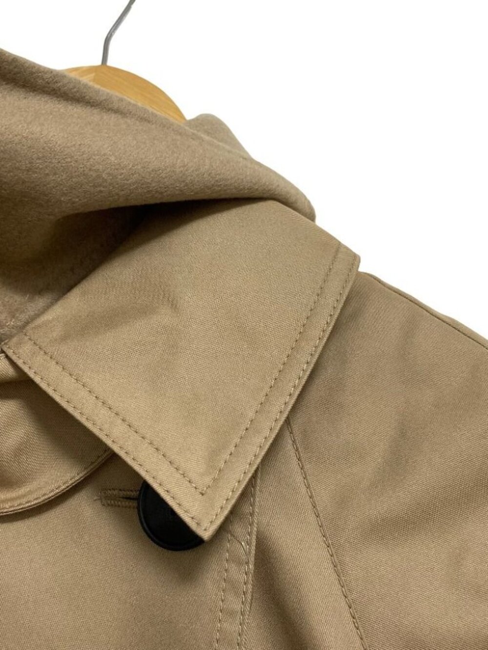 Max Mara Weekend Wkdmanna Quilted Trench Coat 36 Beige - Picture 7 of 14